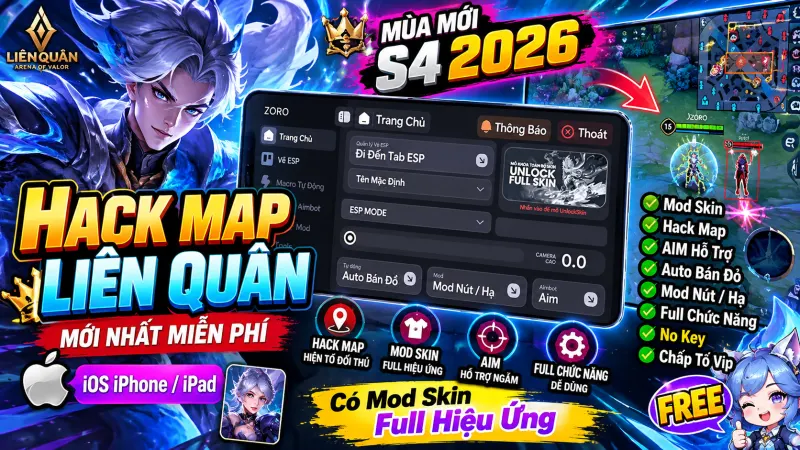 Hack Liên Quân Độc Quyền VIP V6